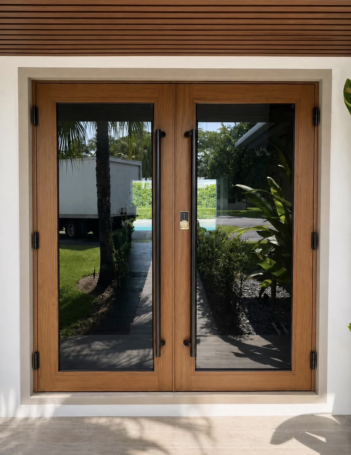 Front doors built like a vault.
