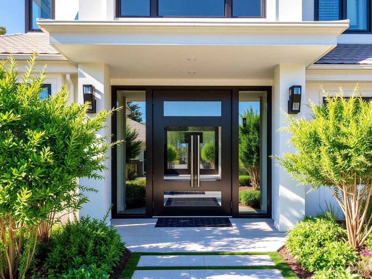 Front doors built like a vault.